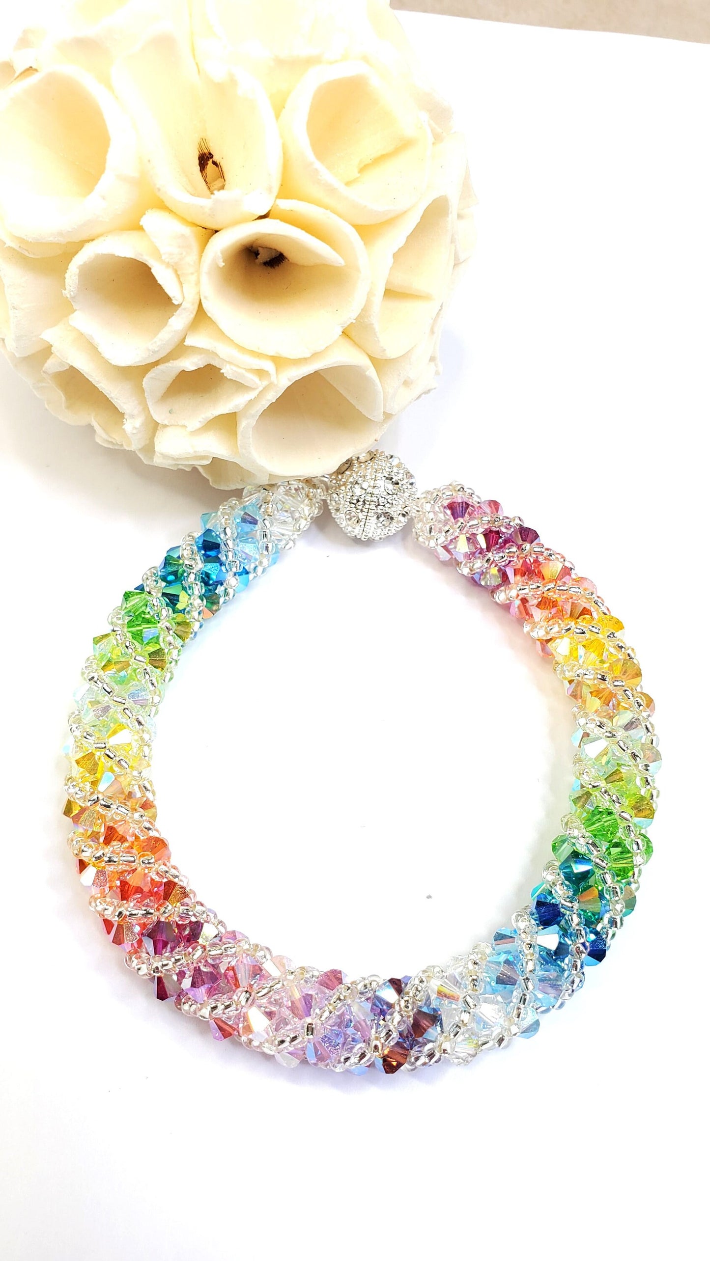 Multi Color Crystal Bracelet Bracelet Beaded Bracelet