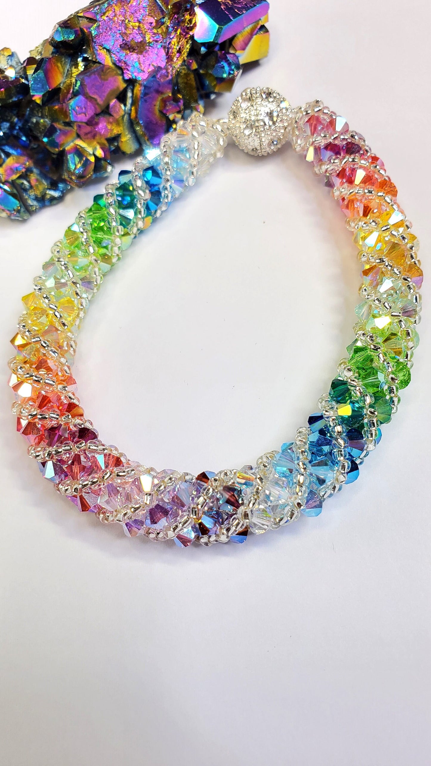 Multi Color Crystal Bracelet Bracelet Beaded Bracelet